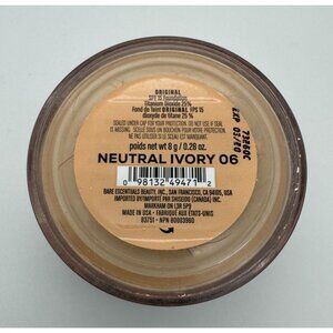 BareMinerals Neutral Ivory 06 Original SPF 15 Loose Foundation Powder .28 oz